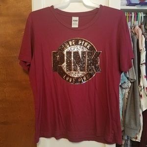 VS Pink bling tee